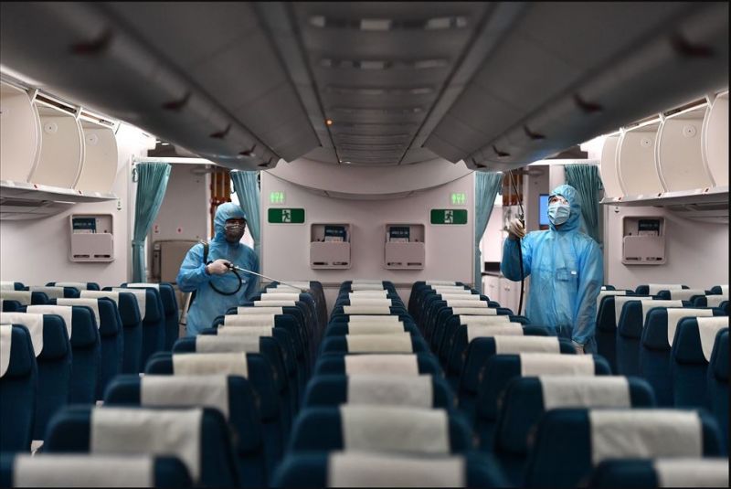 các chuyến bay đều phải tuân thủ quy định khắt khe về phòng chống dịch bệnh